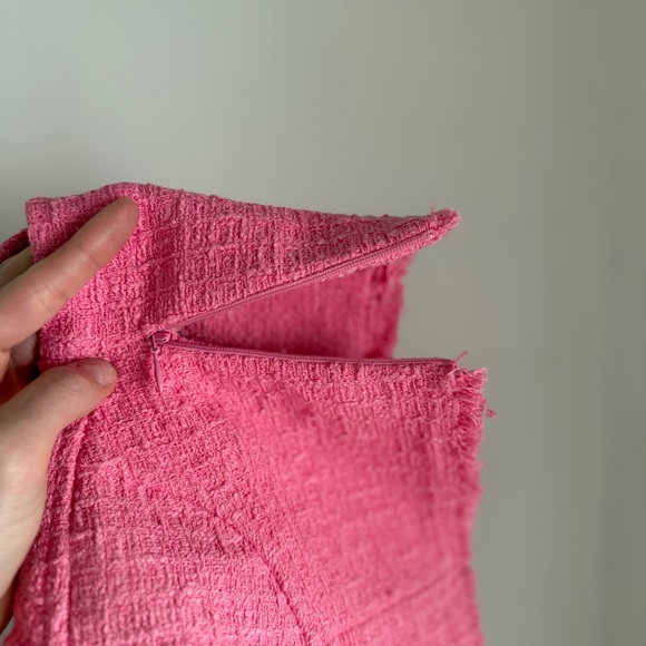 ZARA Pink Corset Crop Top Bustier XS Side Zipper New With Tags - Picture 3 of 4